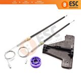 Audi A3 HB 8PA İçin Arka Sağ Cam Kriko Seti