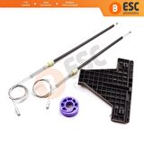 Audi A3 HB 8PA İçin Arka Sağ Cam Kriko Seti