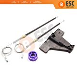 Audi A3 HB 8PA İçin Arka Sağ Cam Kriko Seti