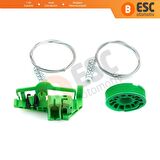 BMW 1 E87 5 Kapı Hatchback İçin Sağ Cam Kriko Seti