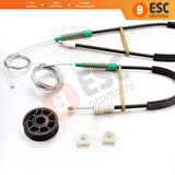 Volvo C70 Coupe İçin Ön Sağ Cam Kriko Seti