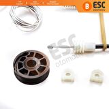 Volvo C70 Coupe İçin Ön Sağ Cam Kriko Seti