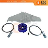 Citroen C5 2008-On İçin Arka Sağ Kapı Cam Mekanizması Tamir Seti