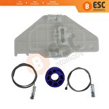 Citroen C5 2008-On İçin Arka Sağ Kapı Cam Mekanizması Tamir Seti