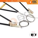 Audi A1 3 Kapılı HB 10 On İçin Sol Ön Cam Mekanizma Tamir Takımı