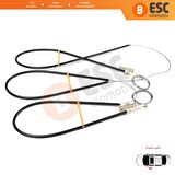 Audi A1 3 Kapılı HB 10 On İçin Sol Ön Cam Mekanizma Tamir Takımı