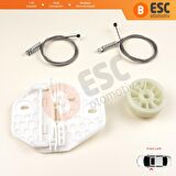 Dacia Logan MK1 2004 12 İçin Sol Ön Cam Mekanizma Tamir Takımı