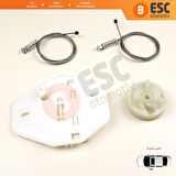 Dacia Logan MK1 2004 12 İçin Sol Ön Cam Mekanizma Tamir Takımı