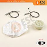 Dacia Logan MK1 2004 12 İçin Sol Ön Cam Mekanizma Tamir Takımı