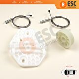 Dacia Logan MK1 2004 12 İçin Sol Ön Cam Mekanizma Tamir Takımı