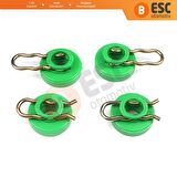 Saab Volvo için 4 Set Cam Kriko Mekanizma Tamir Kılavuzu 4493433