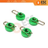 Saab Volvo için 4 Set Cam Kriko Mekanizma Tamir Kılavuzu 4493433