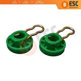 Saab Volvo için 2 Set Cam Kriko Mekanizma Tamir Kılavuzu 4493433