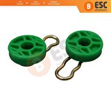 Saab Volvo için 2 Set Cam Kriko Mekanizma Tamir Kılavuzu 4493433