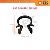 Renault İçin 10 Adet Kablo Tutucu Klips 7703079070