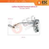 Peugeot 206 206+ 4/5 Kapı İçin Arka Sağ veya Sol Kapı Gergi Yayı 9181C9 
