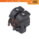 Renault Clio MK2 BB/CB 1998-2014 8200060045 İçin 10-Pin Sürücü Kapı Ana Cam Açma Düğmesi 