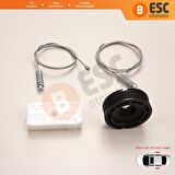 Jaguar XK8/XKR CC İçin Arka Cam Kriko Tamir Takımı