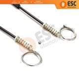 Toyota Carina 93 97 için Arka Sol Kapı Cam Tamir Seti 6983020260