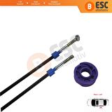 VW Phaeton Kısa Şase için Arka Sol Cam Kriko Tamir Seti