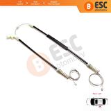 Volvo S40 V40 İçin Arka Sol Cam Kriko Seti 30623452