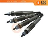 Mitsubishi Canter Rosa 4D30 için 4 Adet Isıtma Bujisi 20.5 Volt ME017010, GJ54MI
