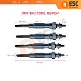 Mitsubishi Hyundai için 4 Adet Isıtma Bujisi 12 Volt MD050212, GV673