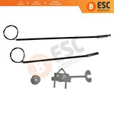 Fiat Linea İçin Manuel Arka Sol Cam Kriko Seti 51789674