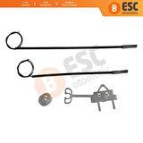 Fiat Linea İçin Manuel Arka Sağ Cam Kriko Seti 51789673