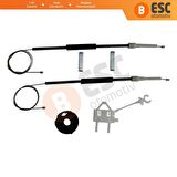 Fiat Doblo MK1 İçin Sol Ön Cam Kriko Seti 51830870