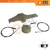 Peugeot 207 5 kapı Için Arka Sol Cam Kriko Seti 9223a3