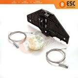 Peugeot Partner Mk2 Tepee Için Ön Sol Cam Kriko Seti 9221er