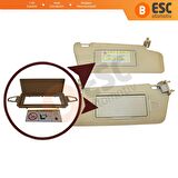 Mercedes E W212 CLS W218 için Güneşlik Kapağı Bej 2128103710