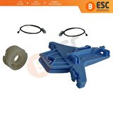 VW Jetta MK6 A6 5C6 için Arka Sol Cam Kriko Tamir Seti 5C6839461, 1K983975