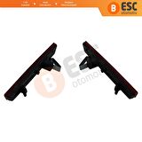 Fiat Doblo MK2 Opel Combo D için Arka Tampon Reflektörü Sağ Sol 51810677, 51810678