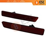 Fiat Doblo MK2 Opel Combo D için Arka Tampon Reflektörü Sağ Sol 51810677, 51810678