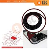 BMW E38 E39 E60 E65 E66 E71 E72 X6 F01 F02 F10 M5 için Sunroof Fitili 54107245551