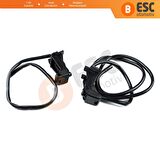 ESP1052 Fiat Linea 2007-2018 için Ön Cam Su Fıskiye Meme Seti Sağ Sol 51880019