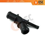 EHC654 VW Audi Seat Skoda için Radyatör Su Hortum Bağlantı Flanşı 1J0121087D