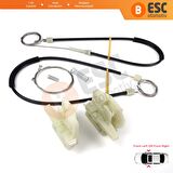 BMW X6 E71 2008-2014 İçin Ön Kapı Cam Kriko Tamir Seti 7267663 7267664