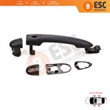 Renault Fluence Megane 3 Clio 4 Scenic 3 Captur 1 için Sensörlü Dış Kapı Açma Kolu Astarlı 806706656
