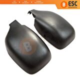 Renault Kangoo Nissan Kubistar 1997-2008 Peugeot 405 için Sağ Sol Yan Dış Ayna Kapağı 8200245171