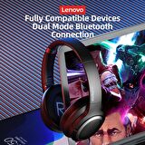 Lenovo Thinkplus TH40 Kablosuz Bluetooth Kulaküstü Kulaklık Beyaz