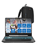 Asus Tuf Gaming A15 FA506NCR Amd Ryzen 7 7435HS 24GB Ddr5 512GB SSD RTX3050 4gb 15.6" Fhd IPS 144HZ Windows 11 Home Taşınabilir Bilgisayar HN034H05 + Zetta Çanta