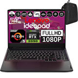 Lenovo Ideapad Gaming 3 Amd Ryzen 5 5500H Ddr4 16GB 512GB SSD RTX2050-4GB Freedos 15.6" IPS 144HZ Taşınabilir Bilgisayar 82K202BRTXF01 + Weblegelsin Çanta