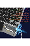 KB-333 RGB Işıklı Cep Telefonu-Tablet-Notebook-PC-IOS Uyumlu Bluetooth Klavye