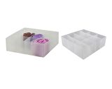 ÇEKMECE İÇİ DÜZENLEYİCİ 12 BÖLMELİ PVC 30X30X10CM 9 LİTRE