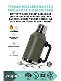 Vagonlife Çelik Termos 1200 ml Yeşil