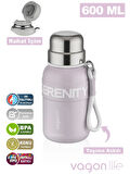 Vagonlife Çelik Termos Matara 600 ml Pembe