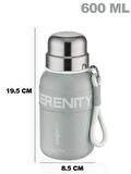 Vagonlife Çelik Termos Matara 600 ml Mavi